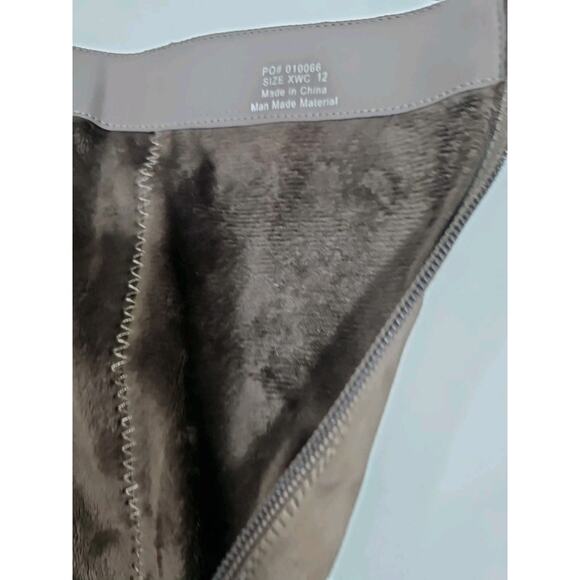 Journee collection ~Woman Size 12~ Leeda-Med Beige Boots Wide Calf NWOB. - Picture 14 of 16